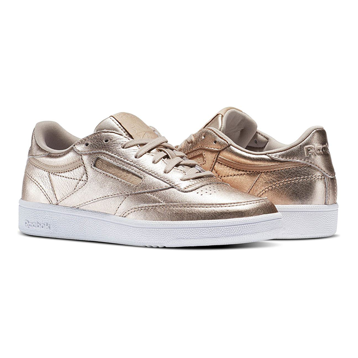 reebok club c 85 melted metal rose